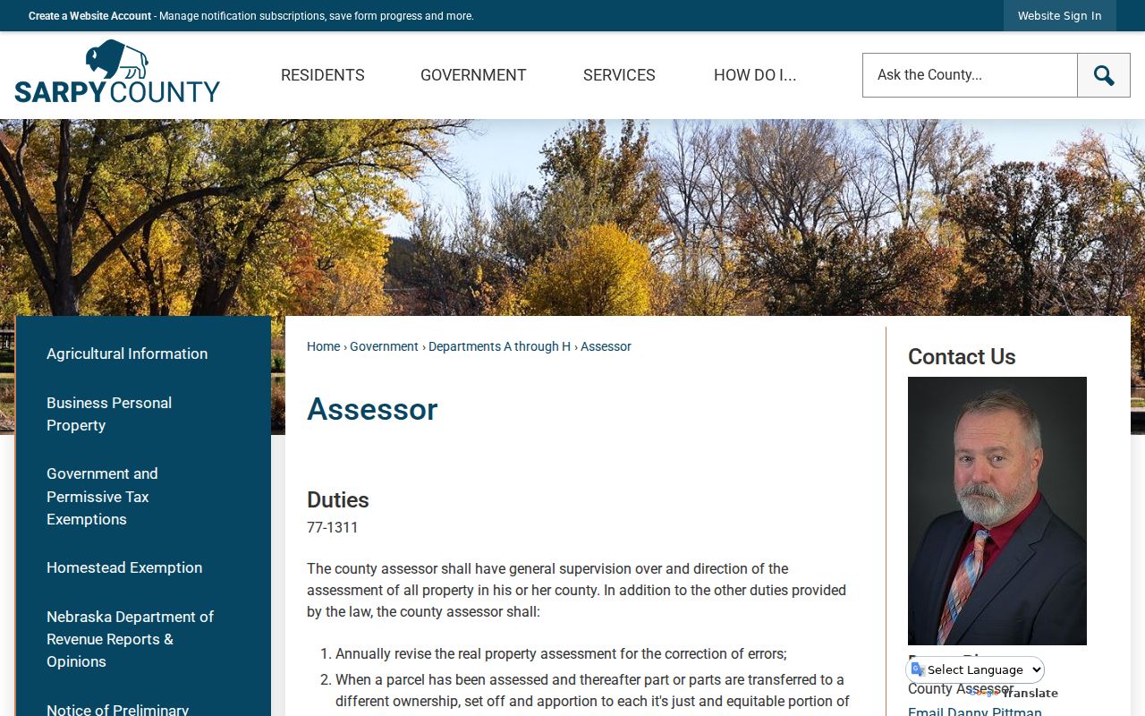 Papillion ZIP code directory Sarpy County Assessor property search